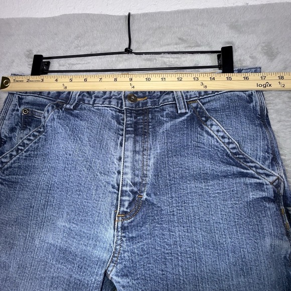 Duluth Trading Co Jeans Men's 34x32‎ Ballroom Flex Carpenter Pants Blue - Picture 8 of 12
